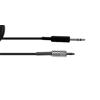 Cavo BILANCIATO M/M Connettore1: Maschio JACK PVC 6,3 MM STEREO, Connettore2: Maschio JACK ALLUMINIO 3,5 MM STEREO, Lunghezza: 20 m.
